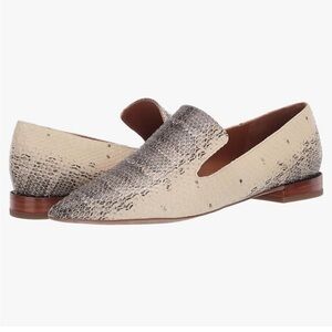 Franco Sarto Snakeskin Topaz Pointed toe loafer size 6 new with tags